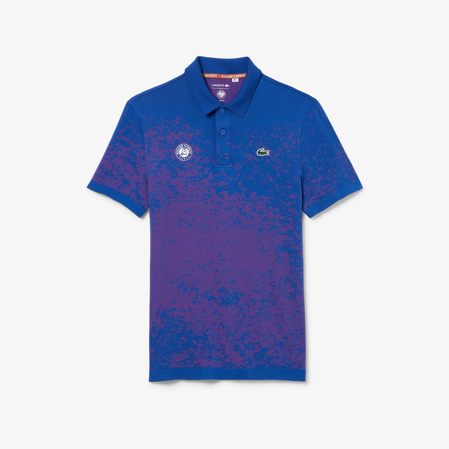 Polo Slim Fit Lacoste Edición Roland Garros Azul/Rosa
