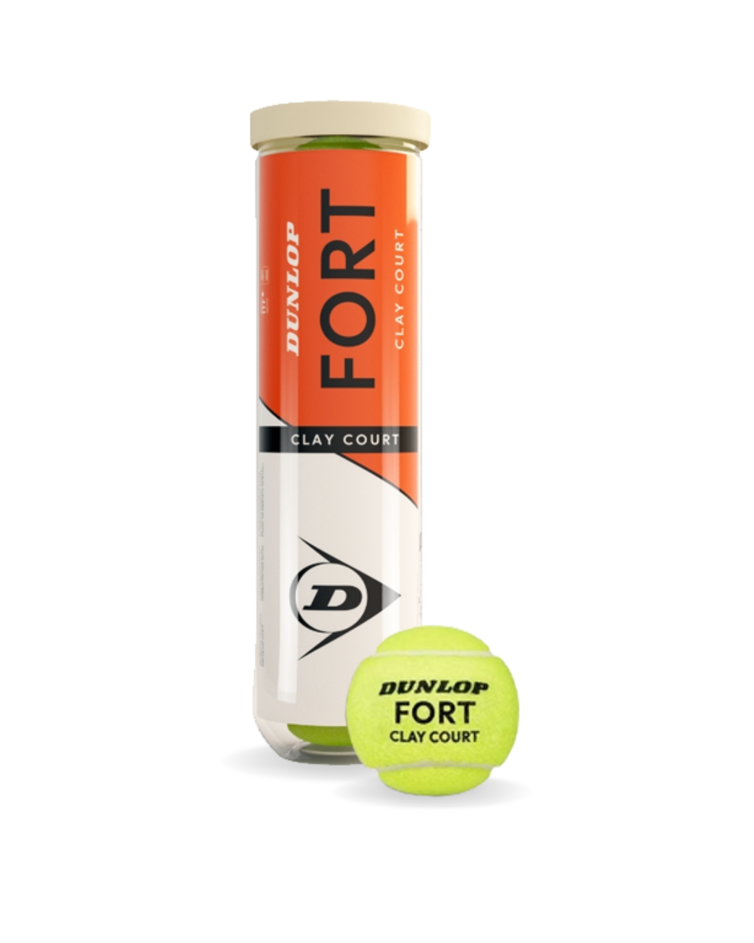 Caja de pelotas Dunlop Fort Clay Court x4 18 Tarros