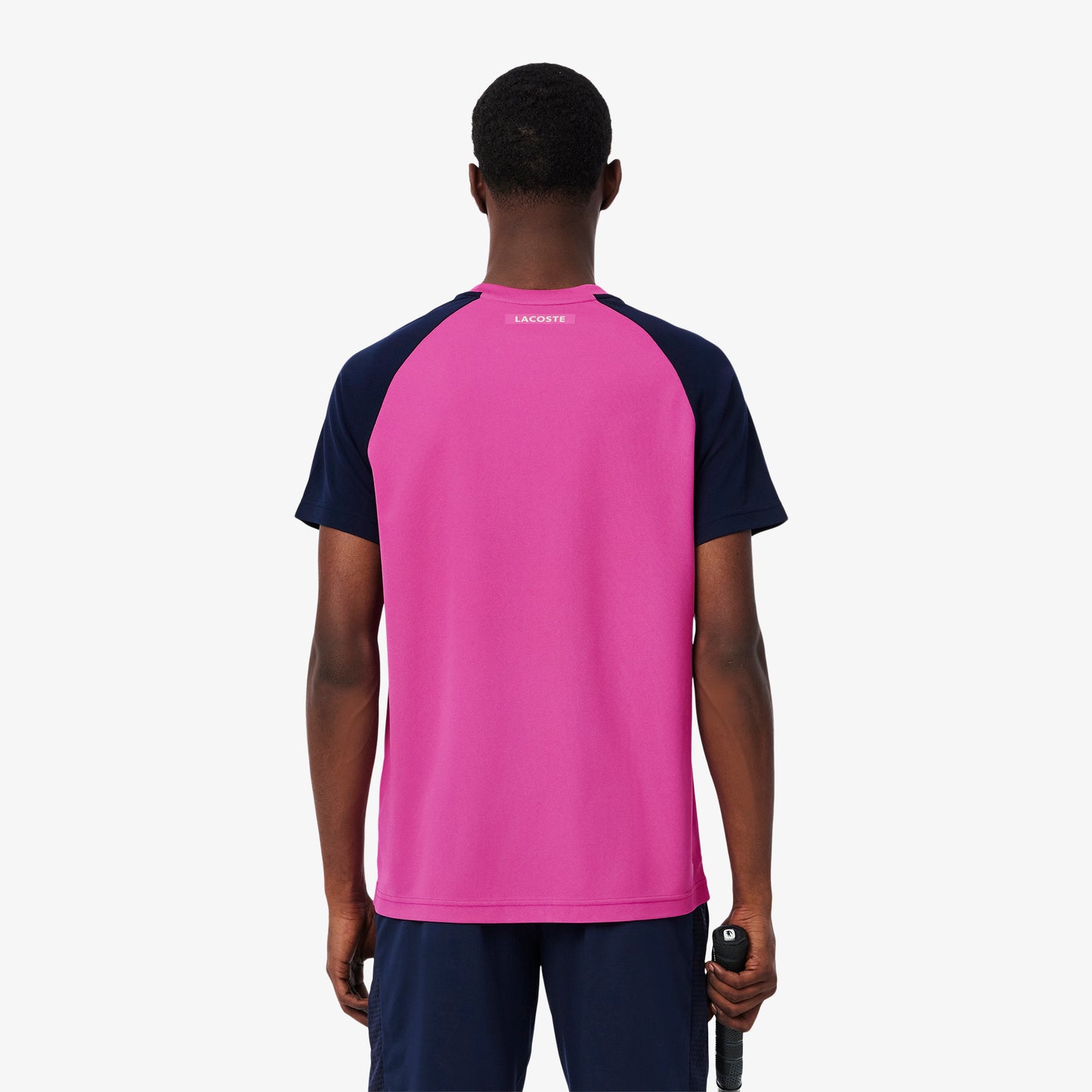 Polera Lacoste Multicolor Rosa/Marino/Crema