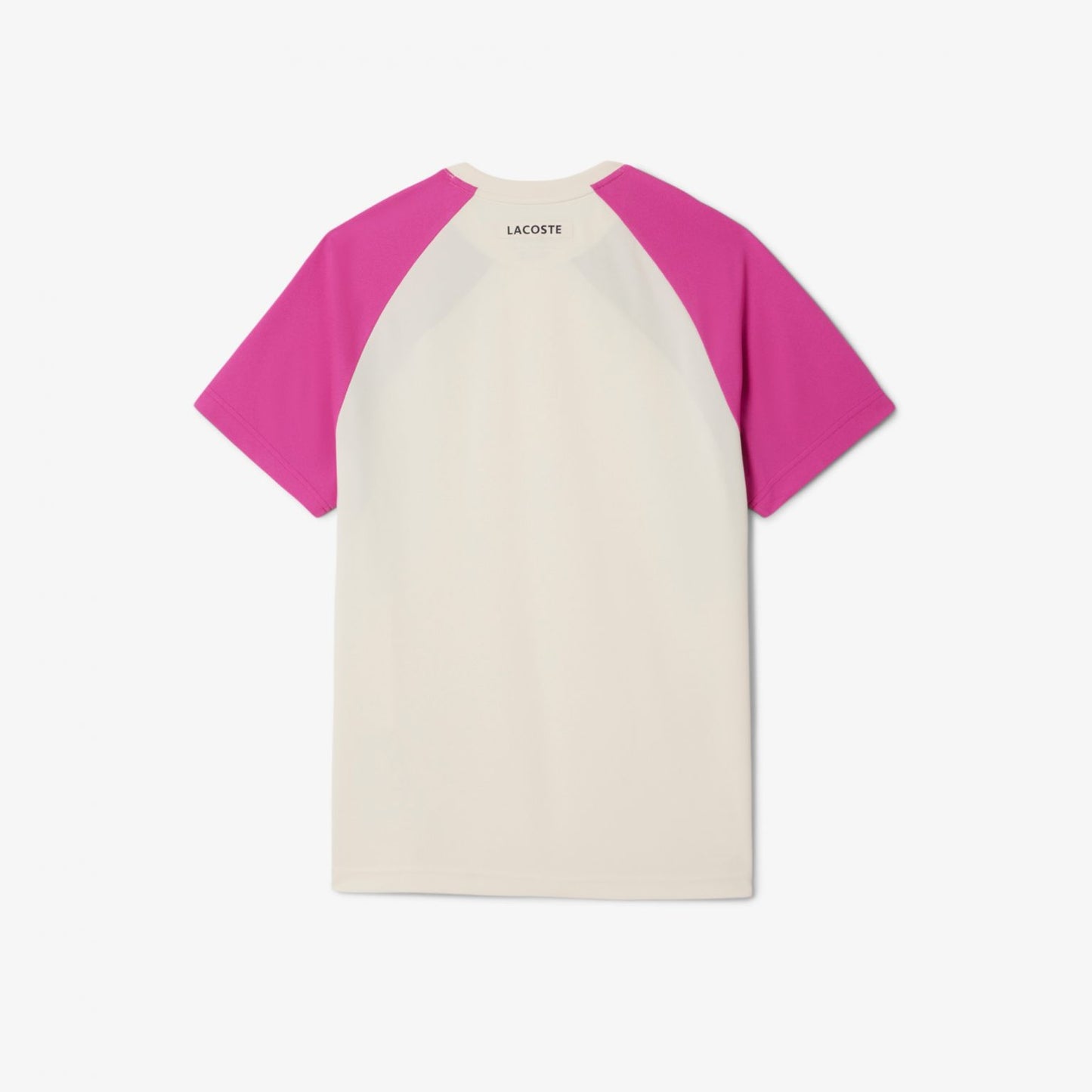 Polera Lacoste Multicolor Crema/Rosa/Verde