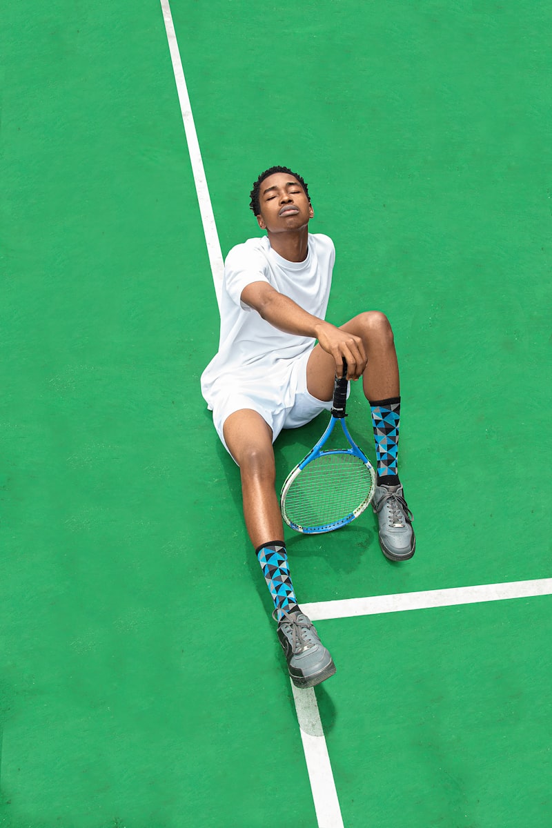 Hombre tenis