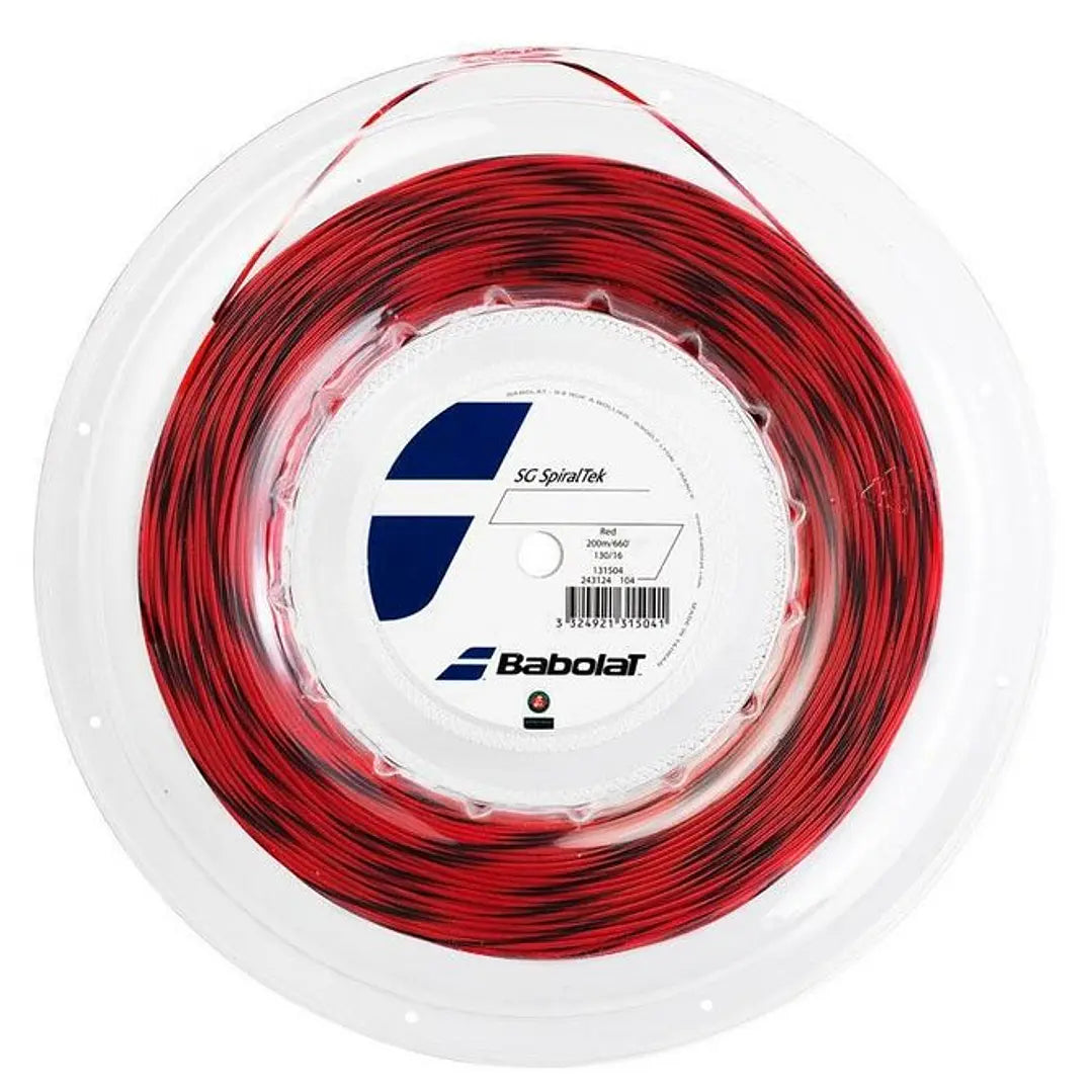 Rollo Cuerda Babolat Spiraltek 200M Red