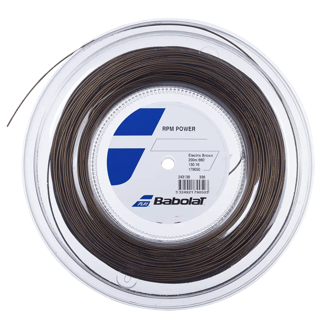 Rollo Cuerda Babolat RPM Power 200M Brown