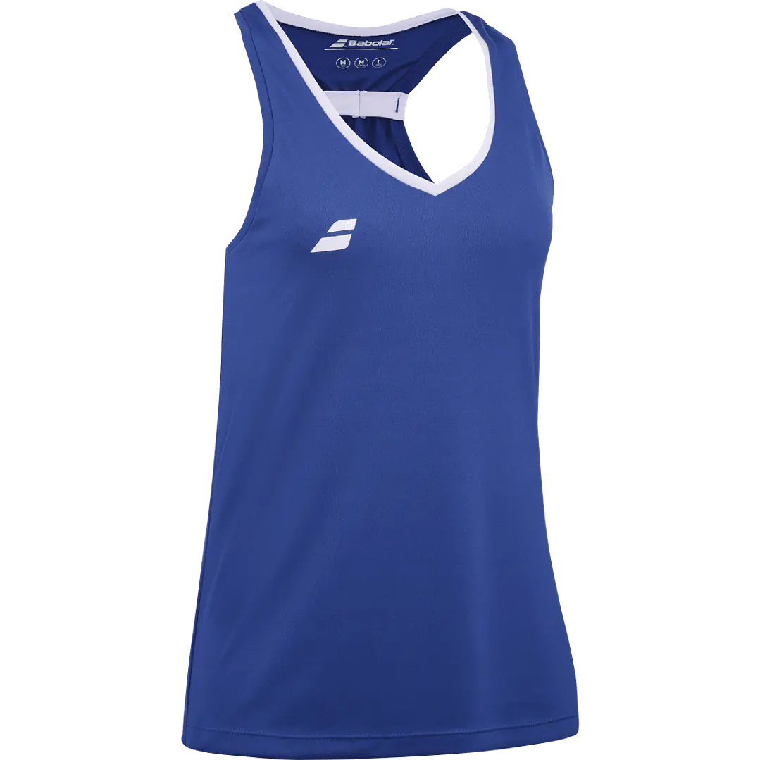 Polera Babolat Play Tank Top Girl Azul