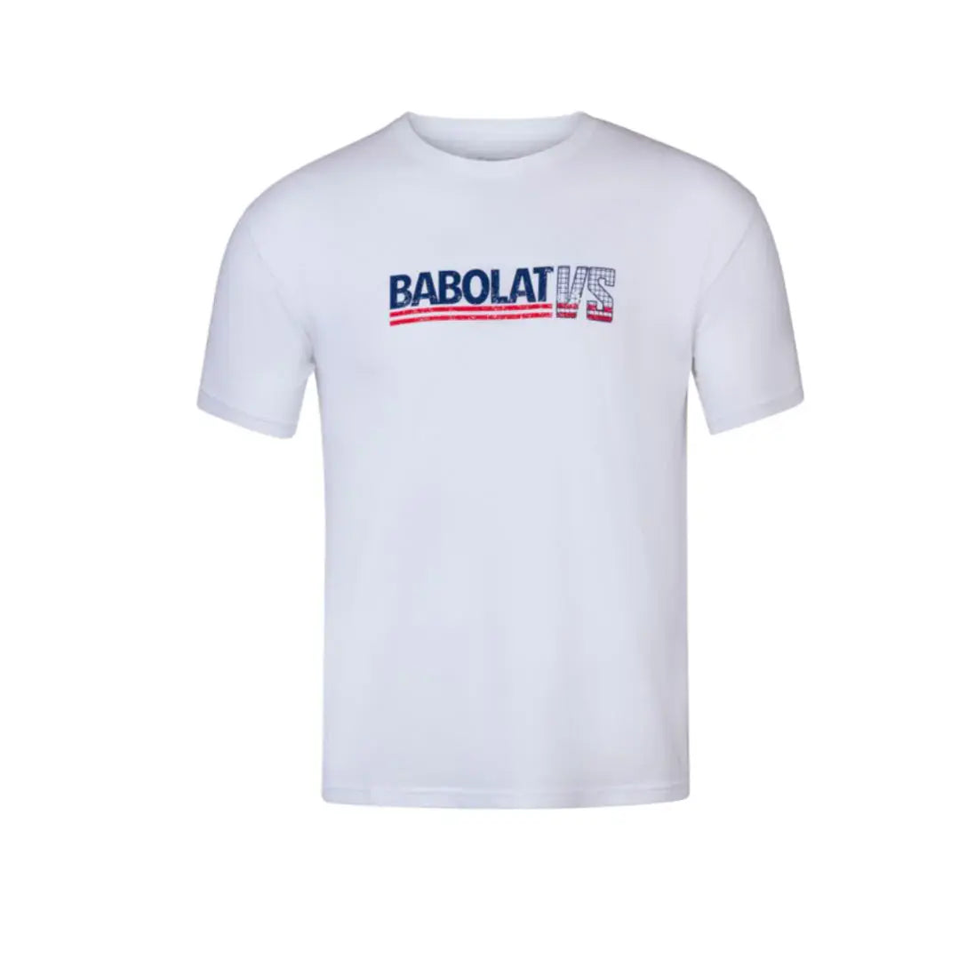 Polera Babolat Exercise Vintage Tee Men White