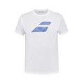 Polera Babolat Exercise Big Flag Tee Men White