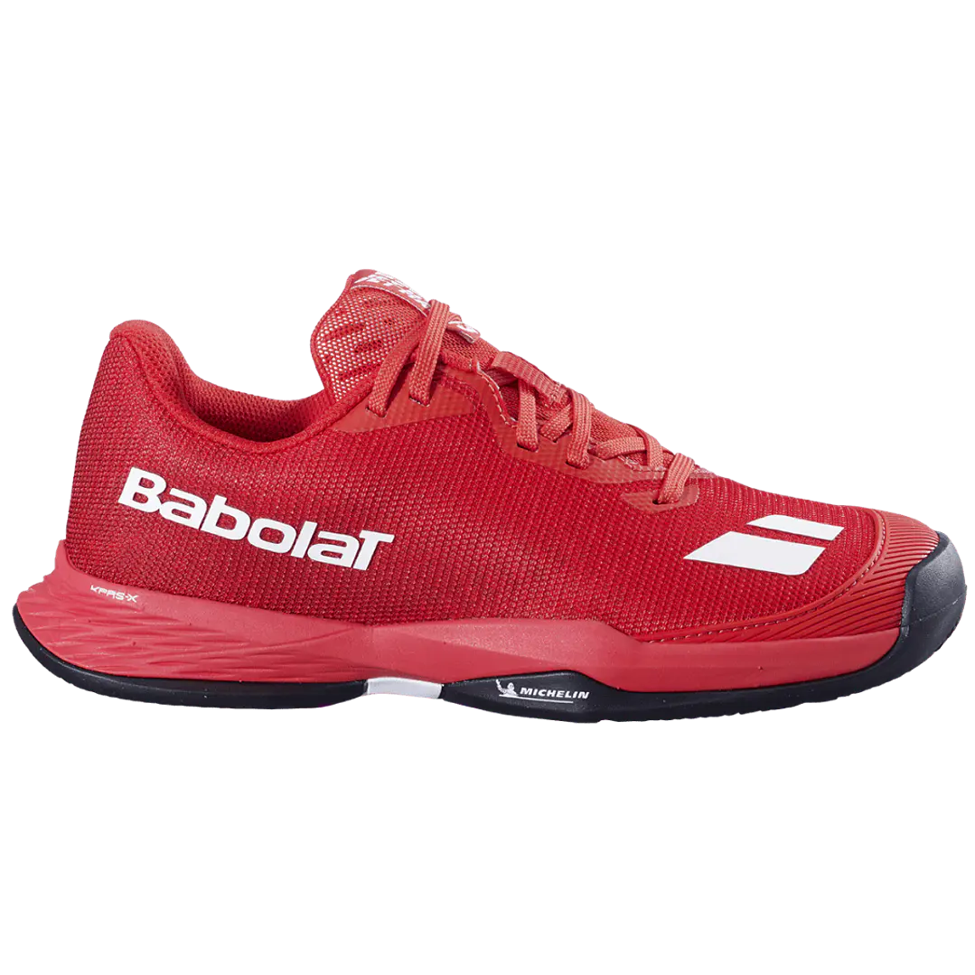 Zapatilla Babolat Jet Mach 3 Junior CL Boy Cherry Tomato/White