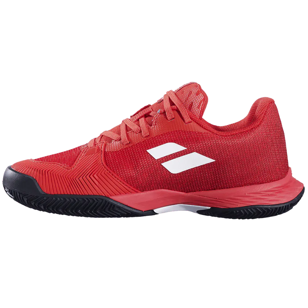 Zapatilla Babolat Jet Mach 3 Junior CL Boy Cherry Tomato/White