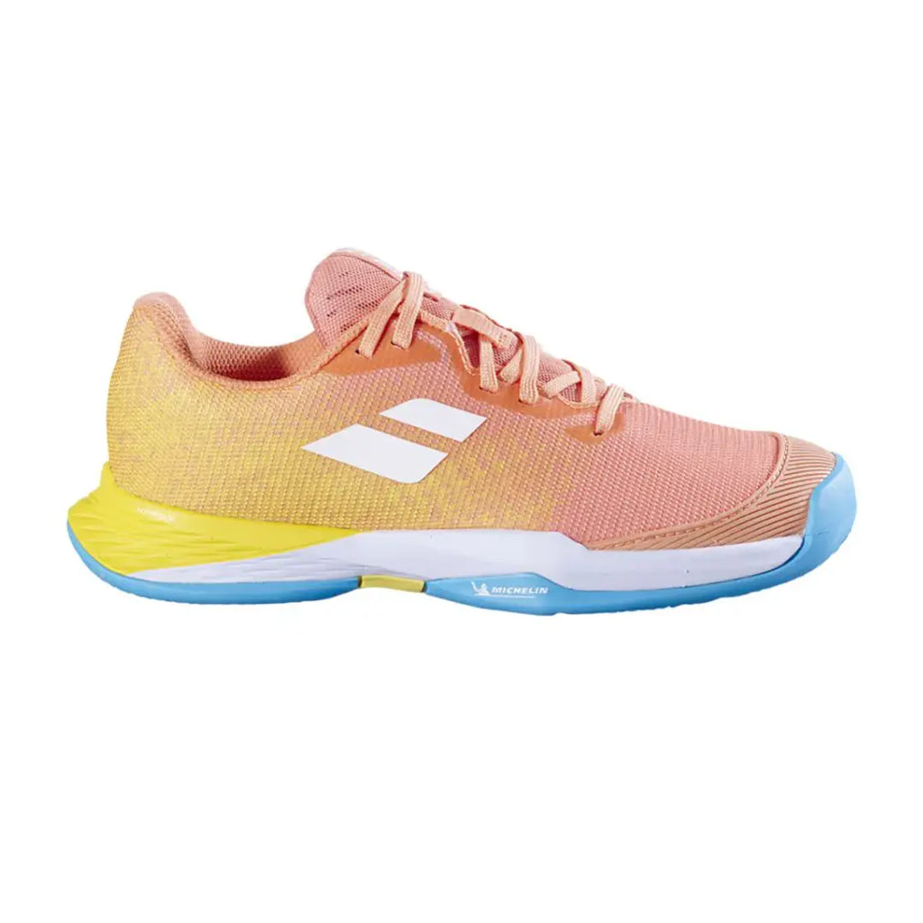 Zapatilla Babolat Jet Mach 3 Clay Jr Girl Coral/Gold Fusion