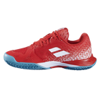 Zapatilla Babolat Jet Mach 3 Clay Jr Girl Fiesta Red