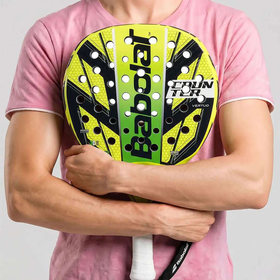 PRIME PALA DE PADEL BABOLAT COUNTER VERTUO AMARILLO-VERDE