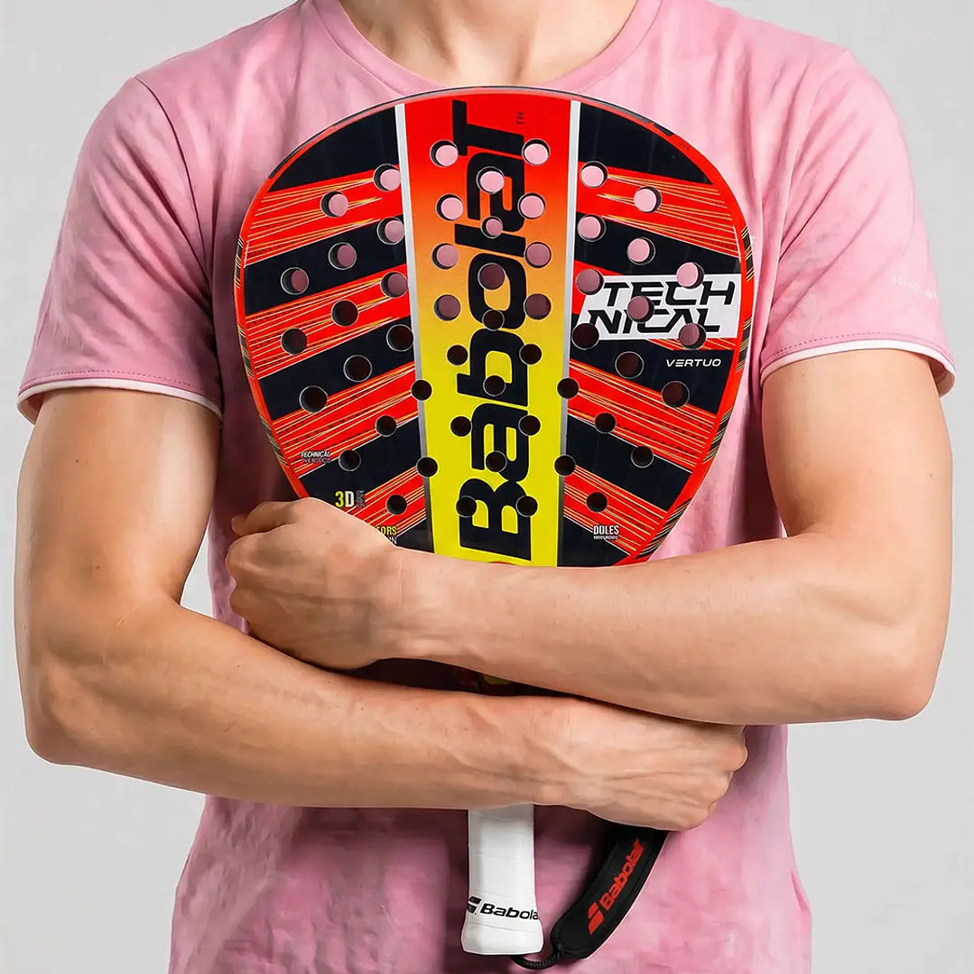 PRIME PALA DE PADEL BABOLAT TECHNICAL VERTUO ROJO-AMARILLO