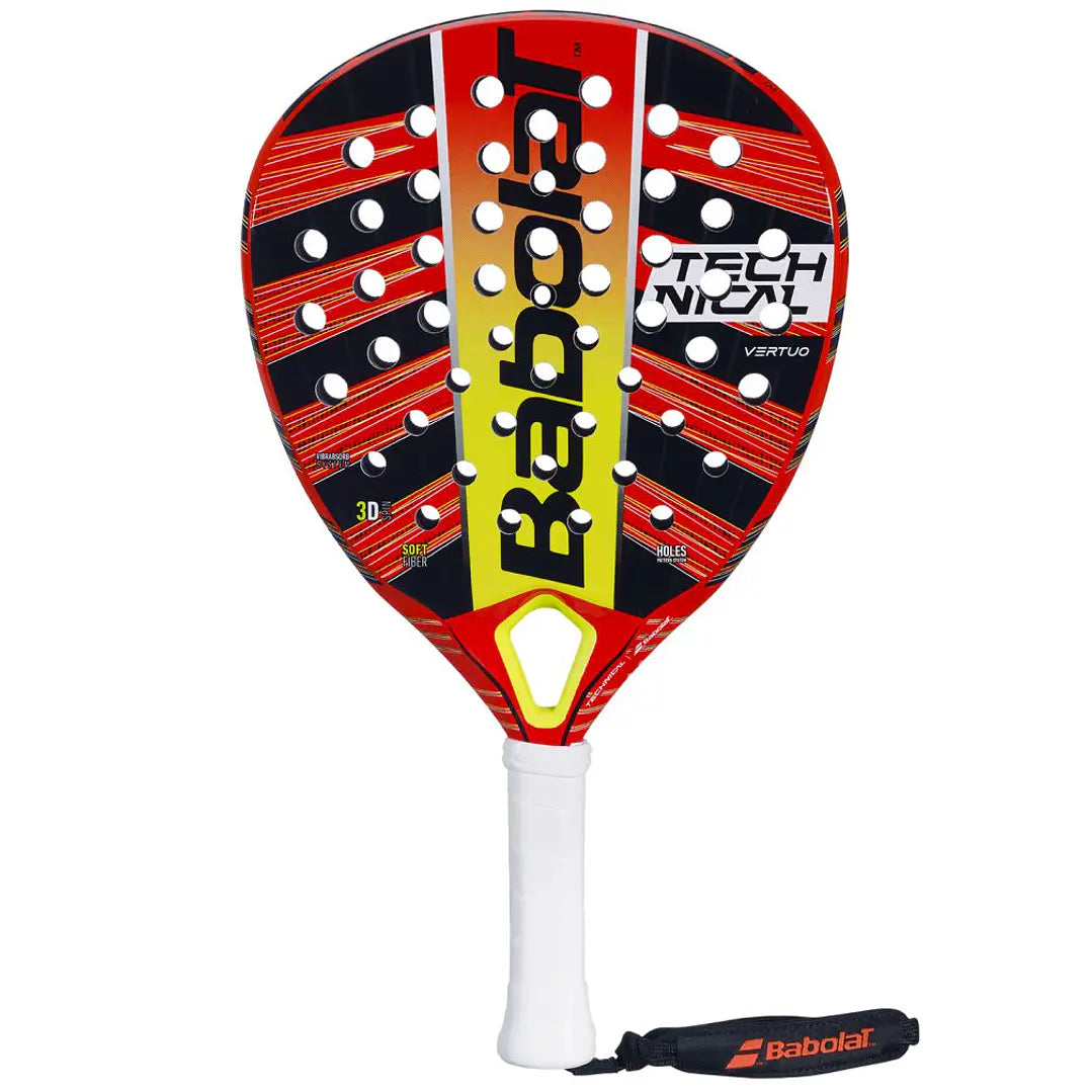 PRIME PALA DE PADEL BABOLAT TECHNICAL VERTUO ROJO-AMARILLO