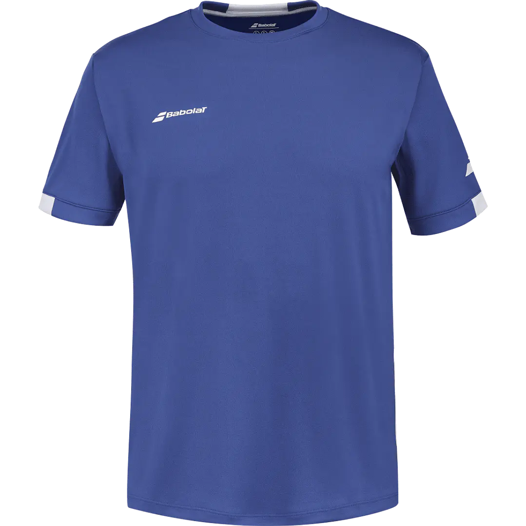 Polera Babolat Play Crew Neck Tee Boy Azul