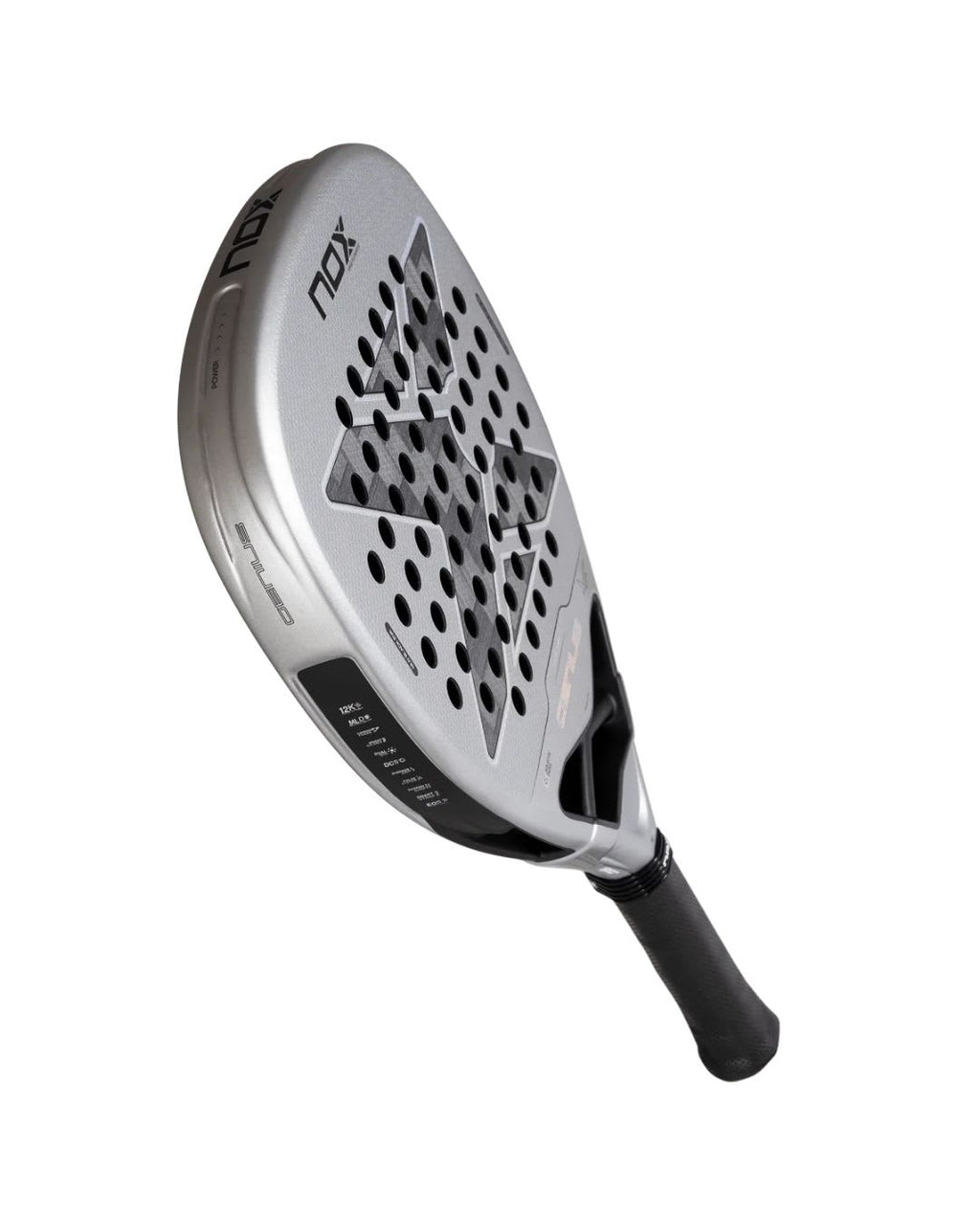 Pala Padel Nox Genius Attack 12K ALUM XTREM by Agustin Tapia 2027 - PREVENTA
