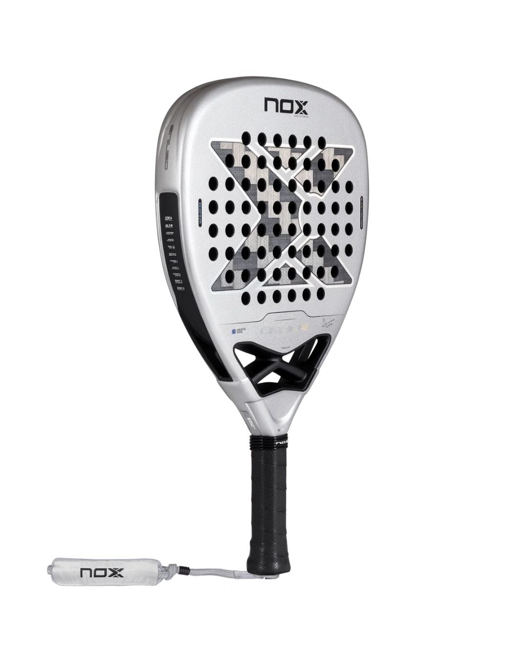 Pala Padel Nox Genius Attack 12K ALUM XTREM by Agustin Tapia 2027 - PREVENTA