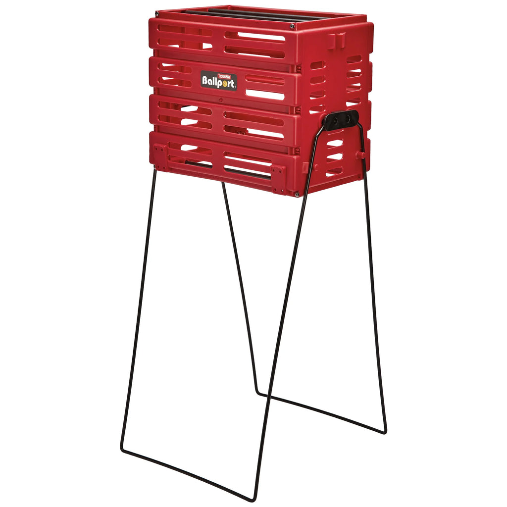 Canasto Recoge Pelota Plástico BALLPORT Rojo