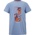 POLERA BABOLAT EXERCISE GRAPHIC TEE NIÑO / AZUL