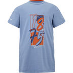 POLERA BABOLAT EXERCISE GRAPHIC TEE NIÑO / AZUL
