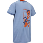 POLERA BABOLAT EXERCISE GRAPHIC TEE NIÑO / AZUL
