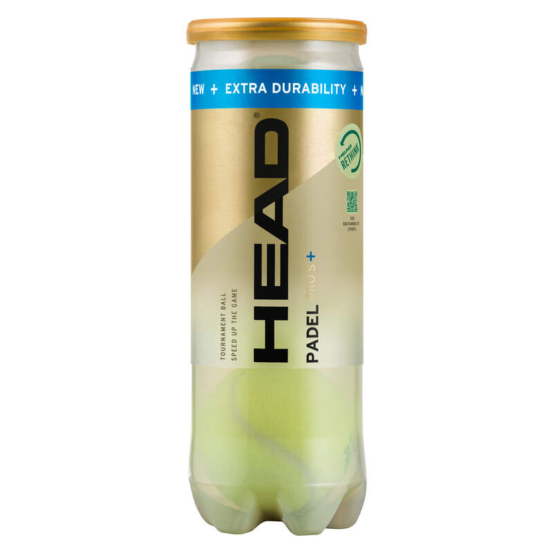 HEAD Padel Pro S+ 3B Amarillo - Caja 6DZ