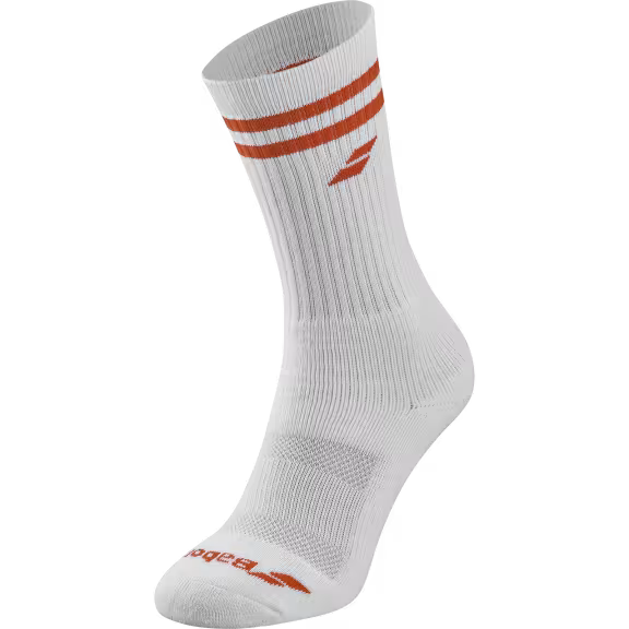 CALCETINES BABOLAT INDIVIDUALES / WHITE CHERRY TOMATO