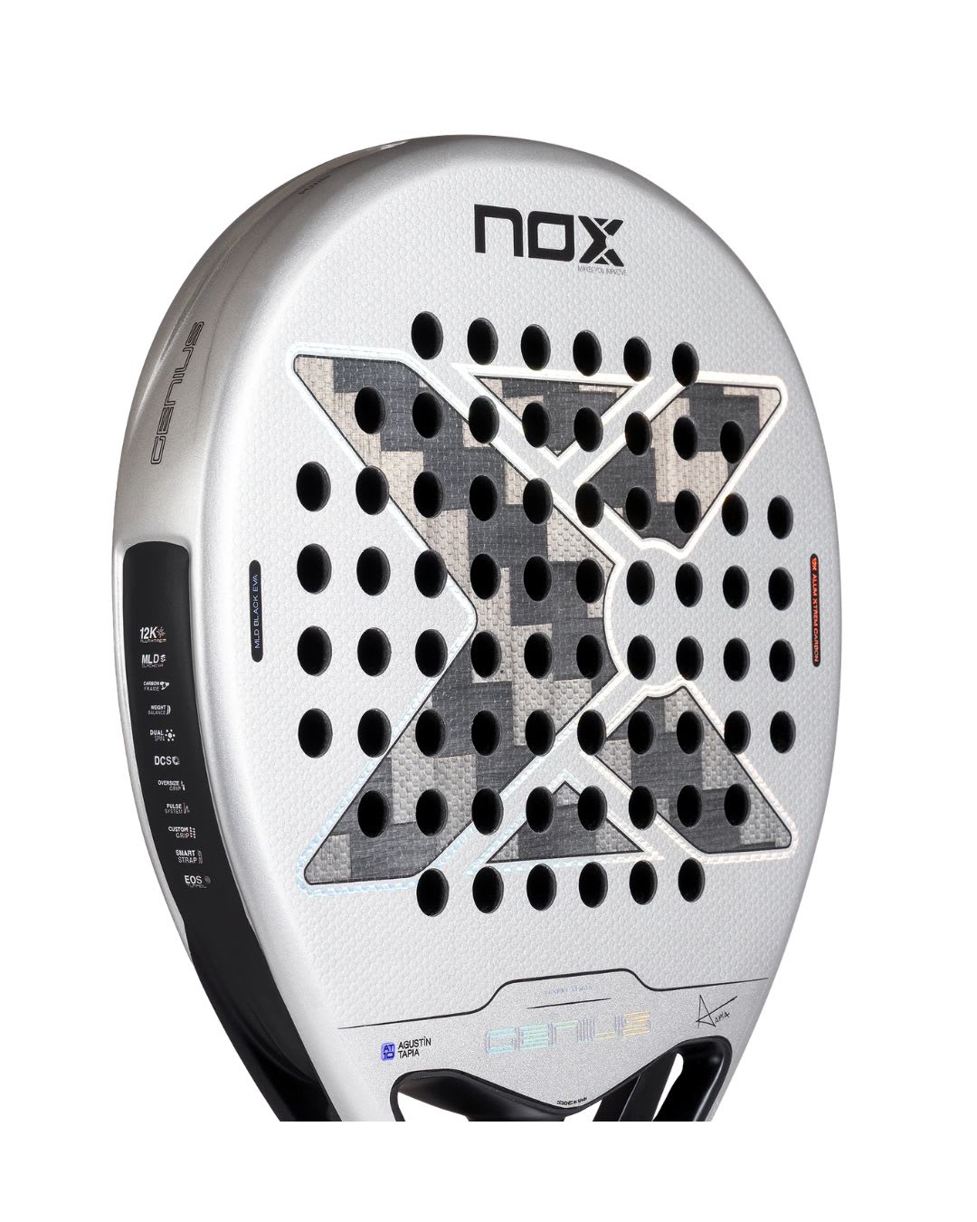 Pala Padel Nox Genius 12K ALUM XTREM by Agustin Tapia 2027 - PREVENTA