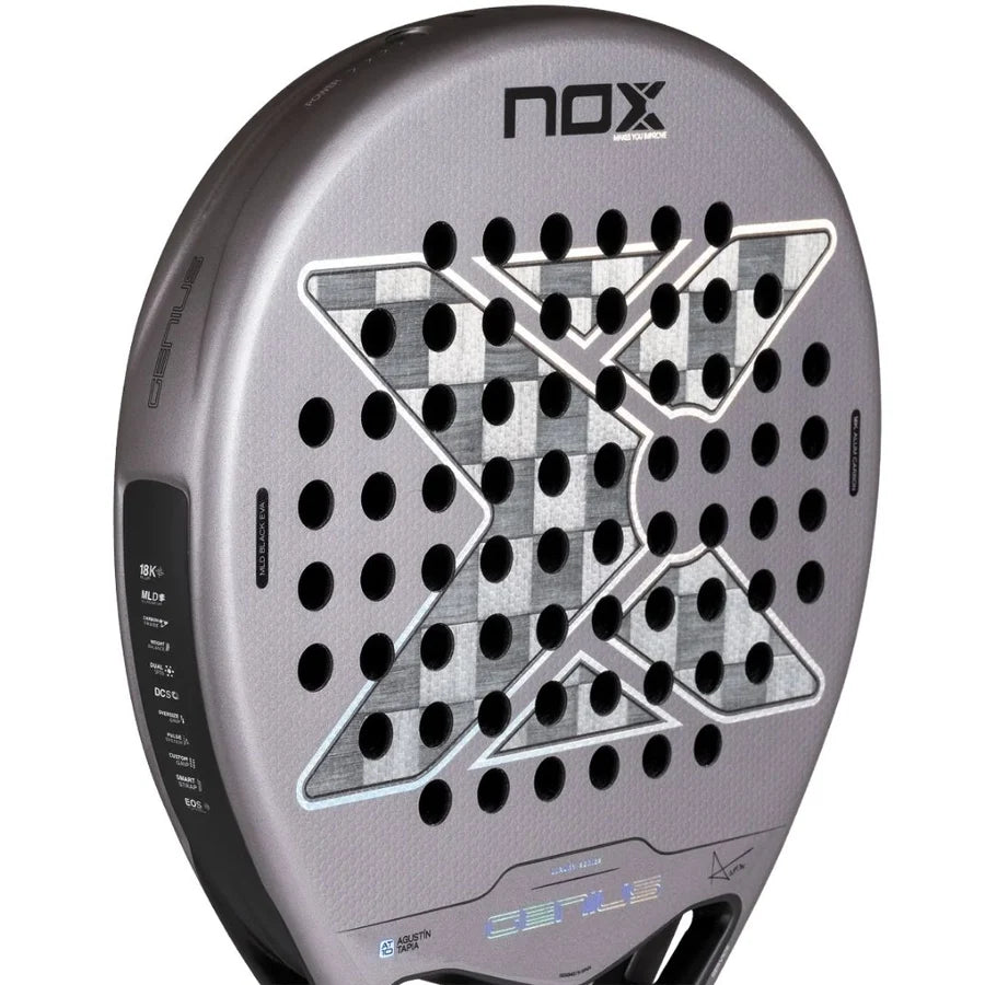 Pala Padel Nox Genius 18K ALUM by Agustin Tapia 2027 - PREVENTA