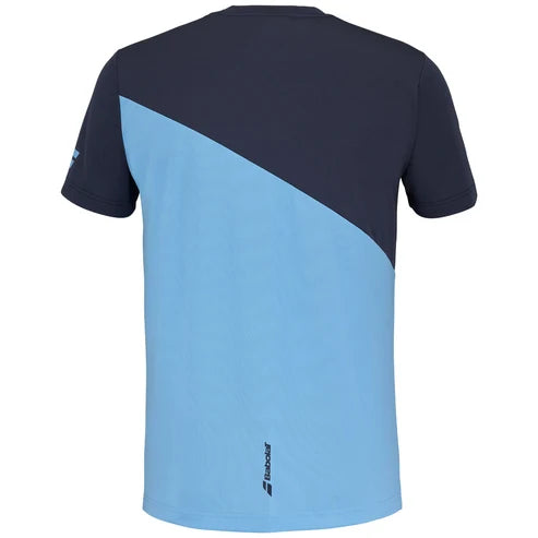 Polera Babolat Crew Neck Tee Men Drive Blue
