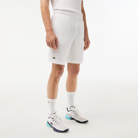 Short Lacoste Tenis Ultra Dry Blanco