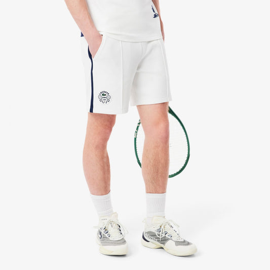 Short Tenis Clásico Lacoste Blanco/Azul Marino