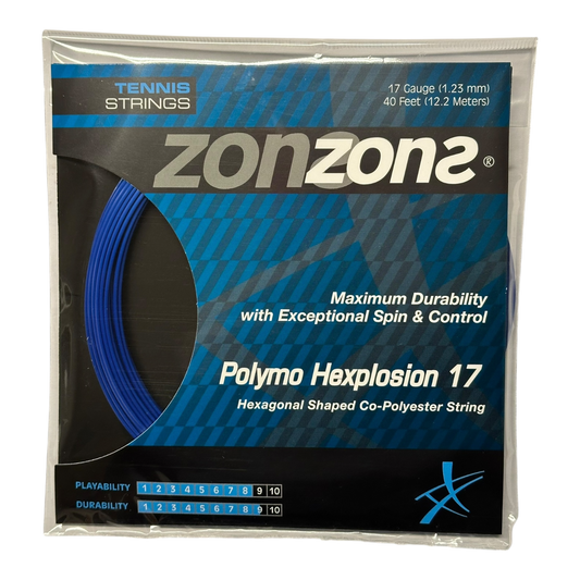 Set Cuerda Zons Polymo Hexplosion Blue 1.23mm