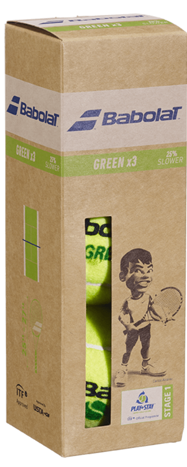 Pelota Babolat Green X3