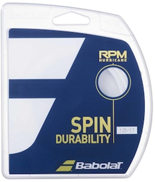 Set Cuerda Babolat RPM Hurricane White 12M