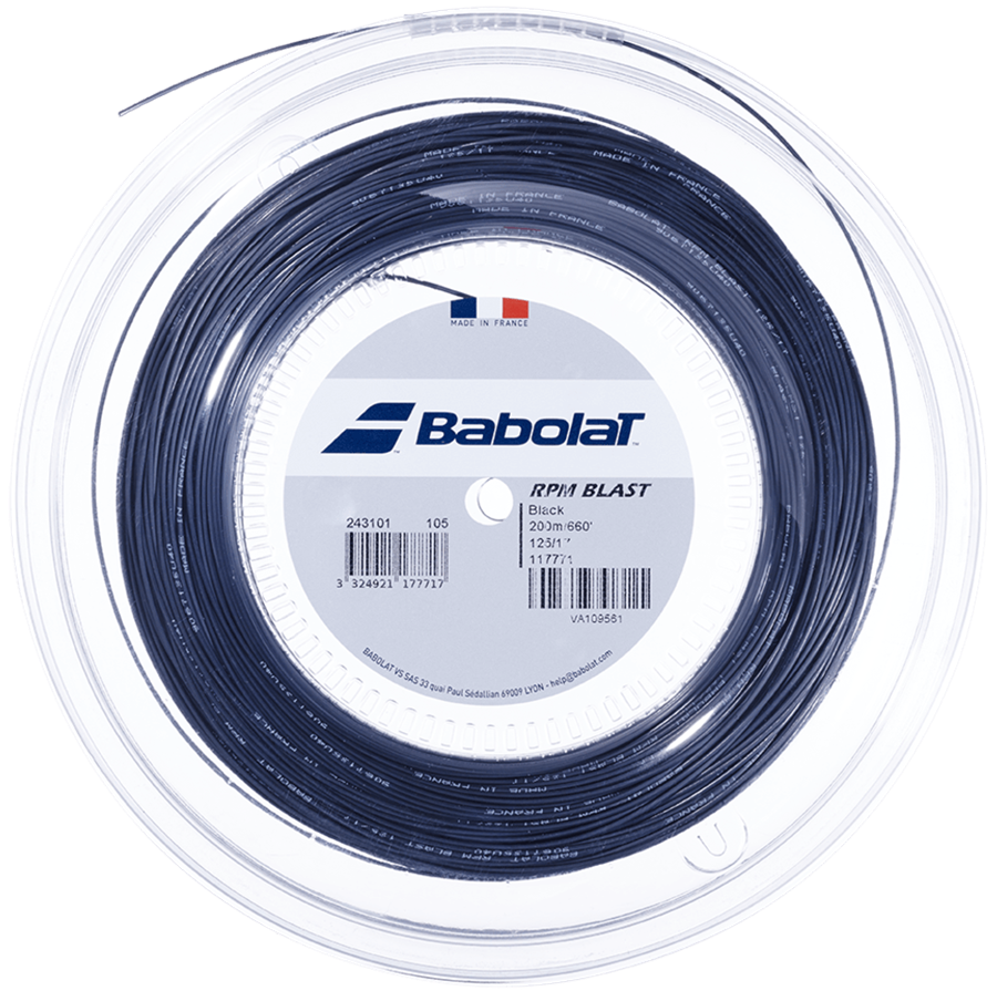 Rollo Cuerda Babolat RPM Blast Black 200M