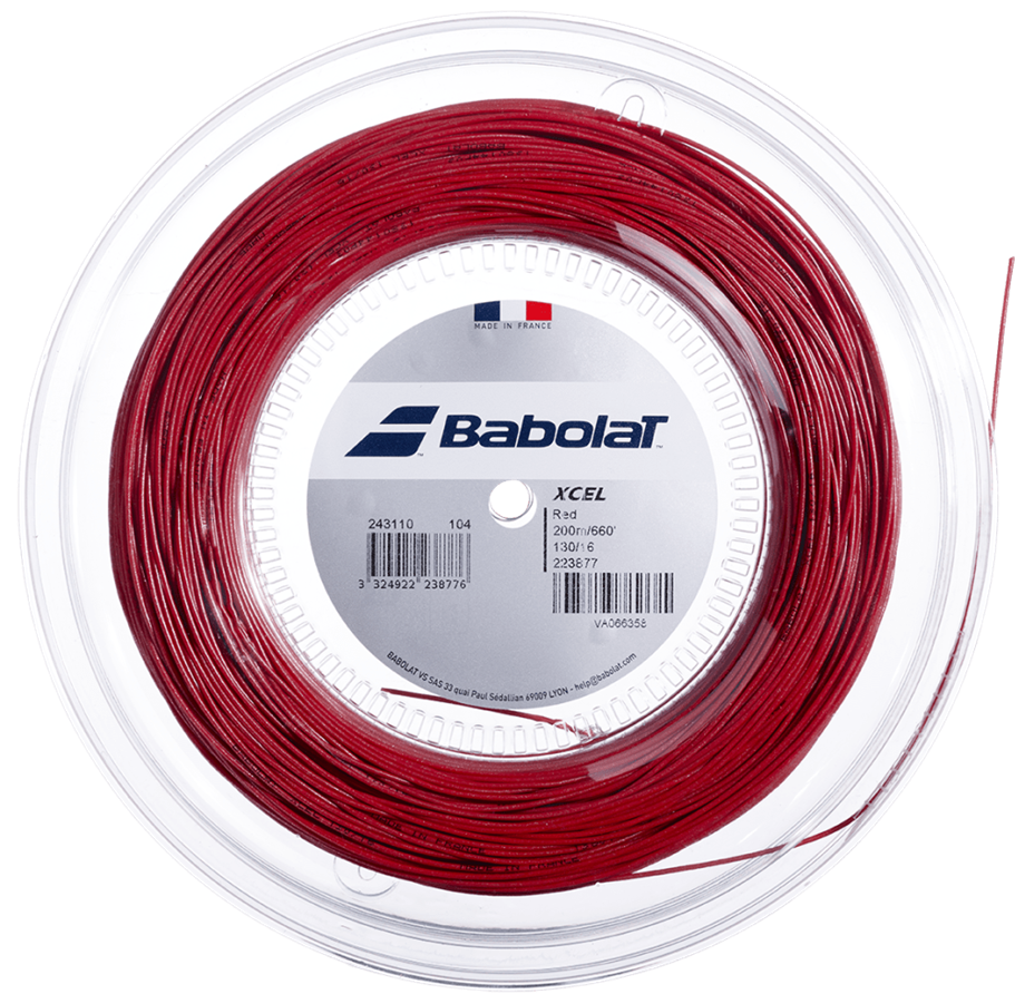 Rollo Cuerda Babolat Xcel 200M Red