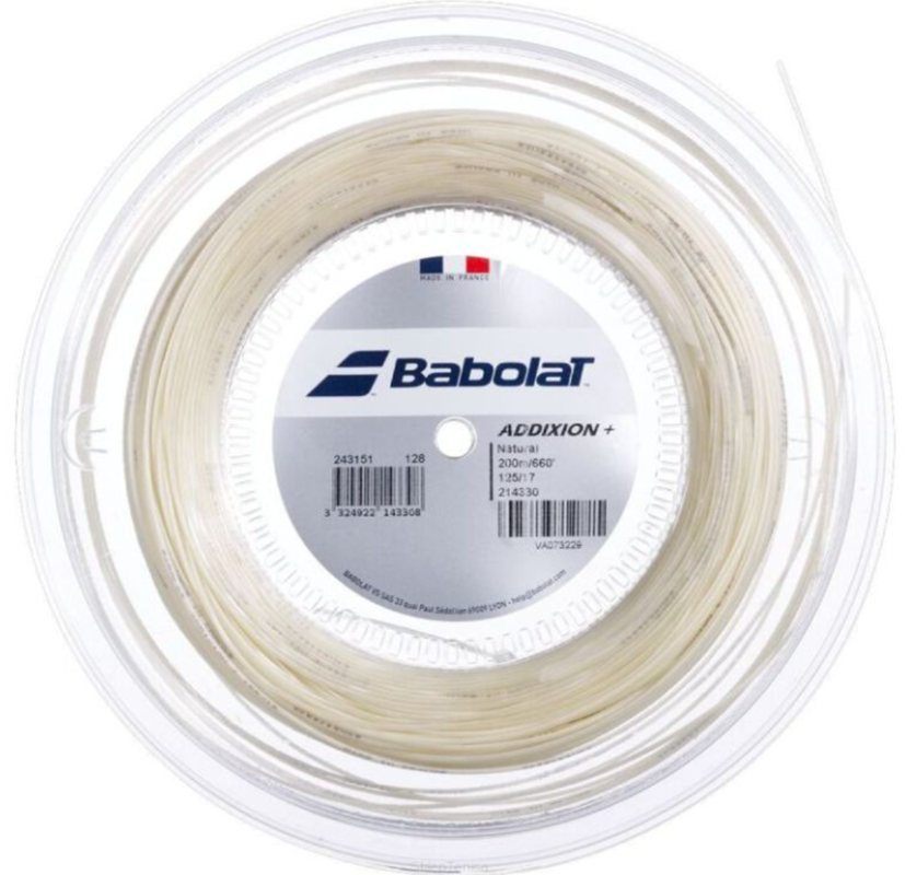 Rollo Cuerda Babolat Addixion + 200M Natural