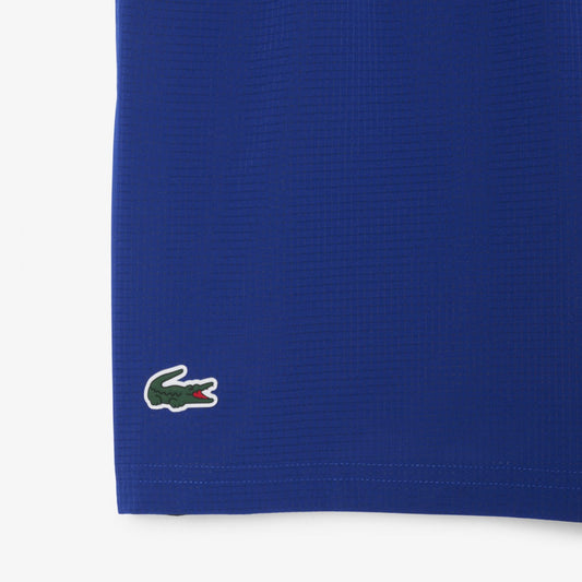 Short Lacoste Tenis Edición Roland Garros Azul/Rosa