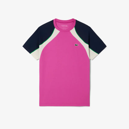 Polera Lacoste Multicolor Rosa/Marino/Crema