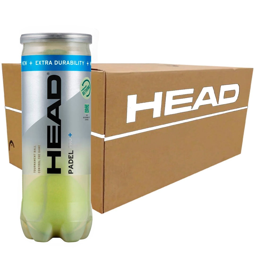 HEAD Padel Pro+ 3B Amarillo - Caja 6DZ
