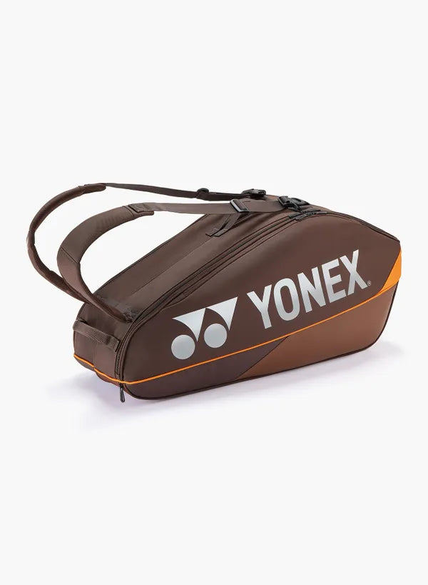 Bolso de tenis Yonex PRO 92426 6 raquetas Espresso Brown - vista frontal