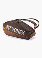 Bolso de tenis Yonex PRO 92426 6 raquetas Espresso Brown - compartimentos