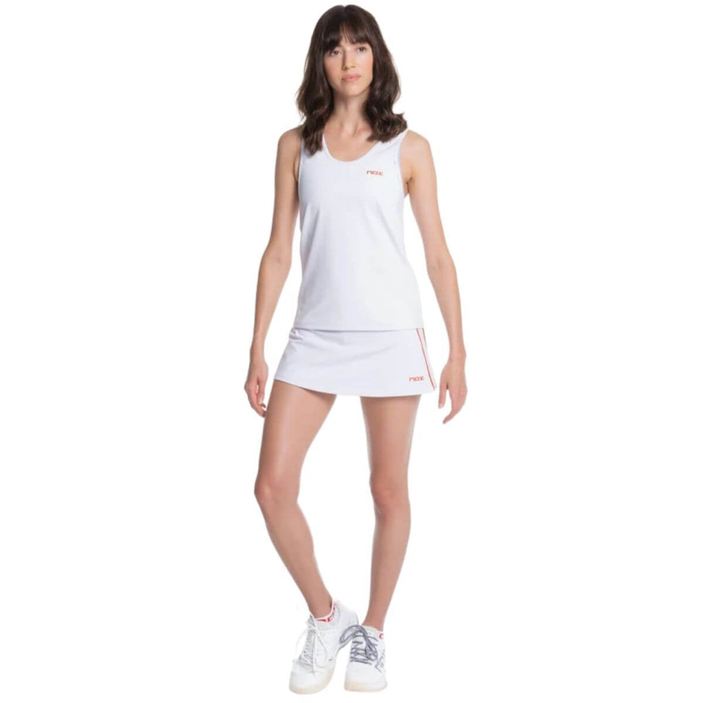 Polera Nox Mujer Tirantes Team Fit Blanca