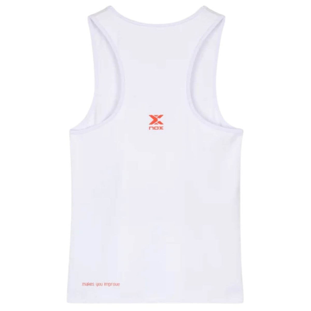 Polera Nox Mujer Tirantes Team Fit Blanca