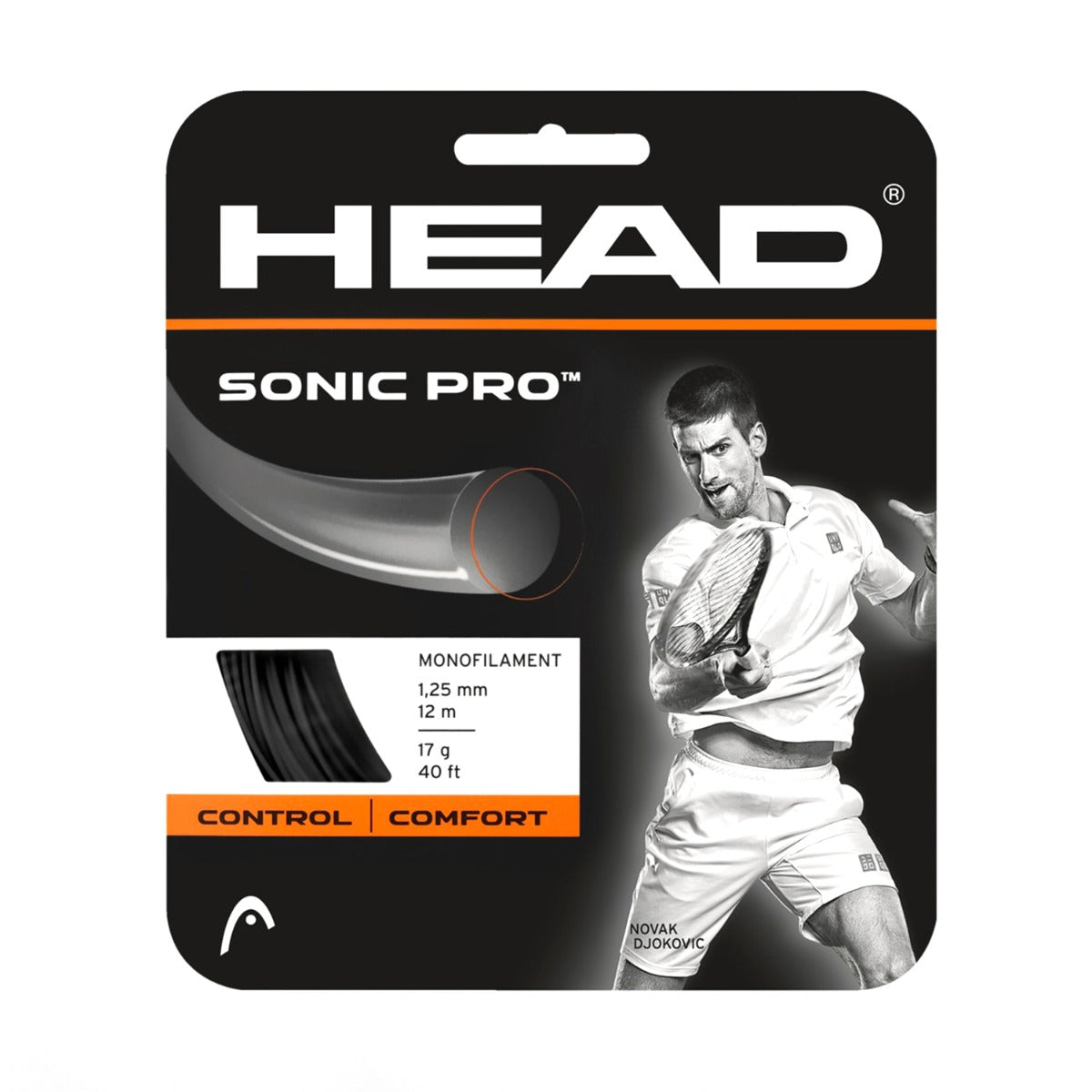 HEAD-CUERDA SET SONIC PRO 17 NEGRO 17