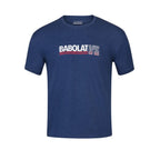 Polera Babolat Exercise Vintage Tee Men Estate Blue