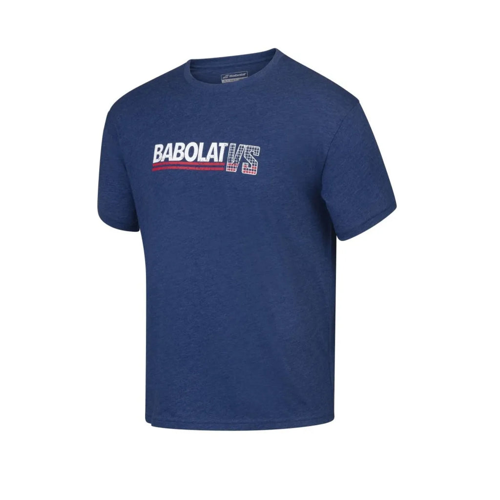 Polera Babolat Exercise Vintage Tee Men Estate Blue