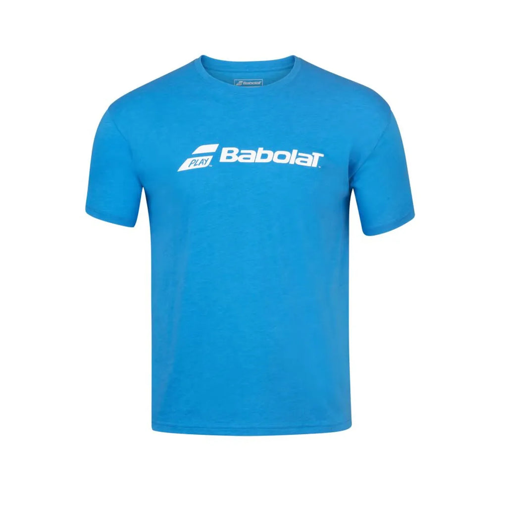 Polera Babolat Exercise Tee Men Blue Aster