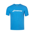 Polera Babolat Exercise Tee Men Blue Aster