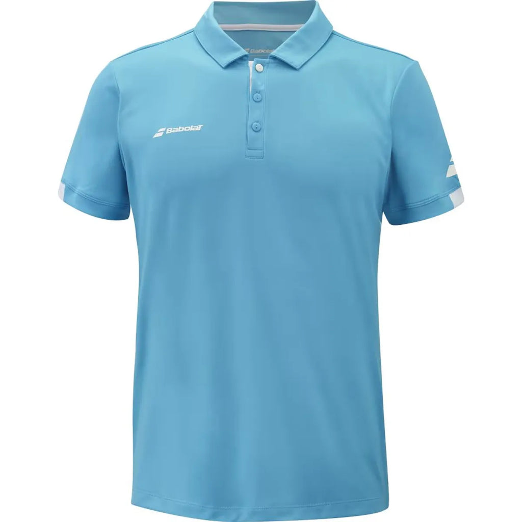 Polera Babolat Play Polo Men Cyan Blue